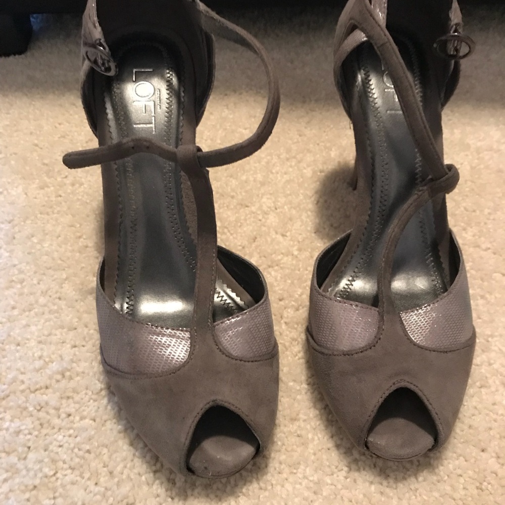 Loft open toe heels